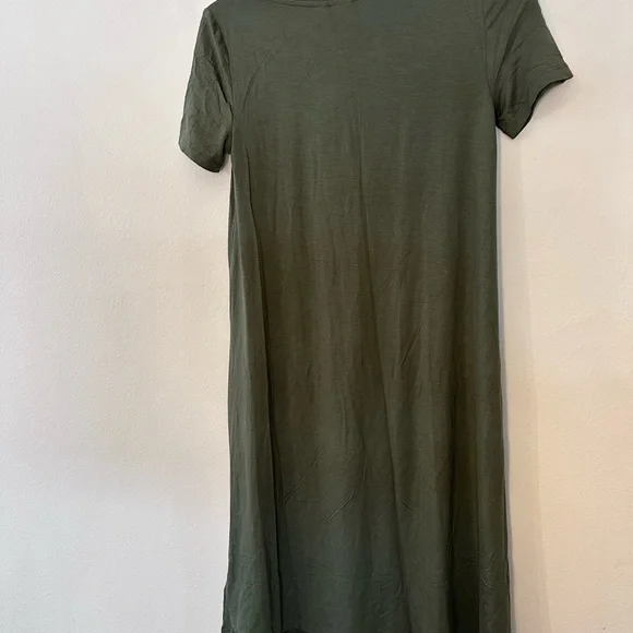 GAP Olive Green T-Shirt Dress - Picture 2 of 3